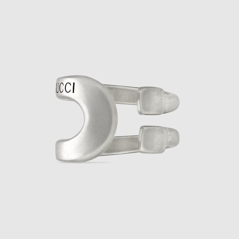 Ring mit Horsebit im Wrap Around Design in 925er Sterlingsilber
