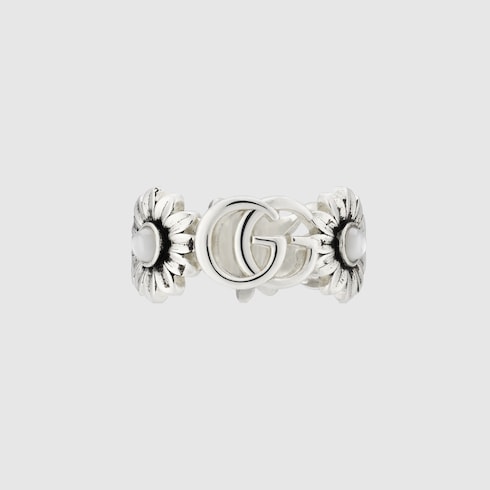 GG Marmont mother of pearl ring Detail 4