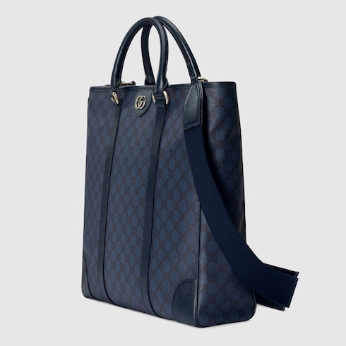 Ophidia medium tote bag in Blue GG Canvas GUCCI SI