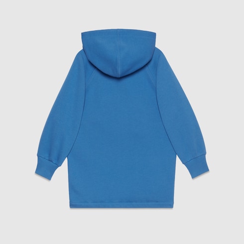 Giacca bambino in cotone con etichetta Gucci in blu GUCCI Italia