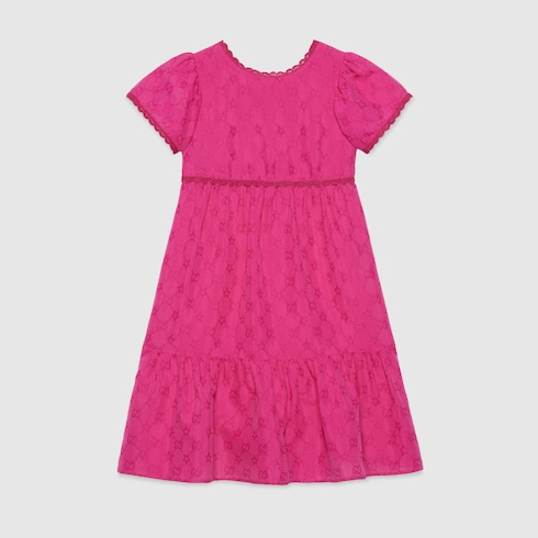 Children's GG stars cotton viscose dress