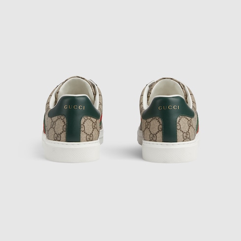 Tenis Gucci Ace con tribanda Web para hombre