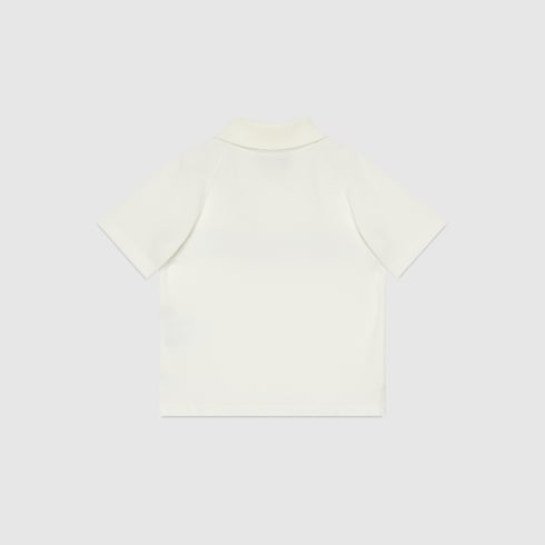 Polo pour bébé en coton avec bande Web