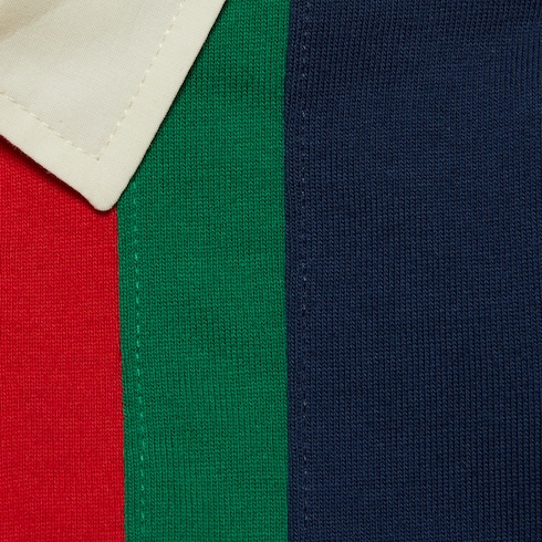 Polo pour bébé en coton avec bande Web