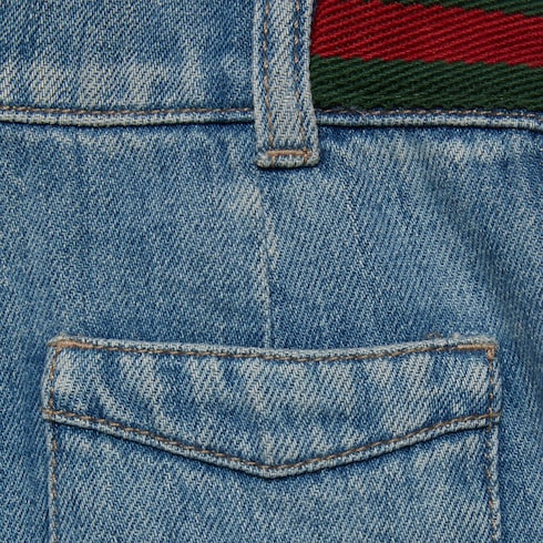 Kinder-Bermudashorts aus Denim