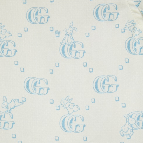 キッズ♪【国内発送★ピーターラビット×GUCCI】コットン シャツ 国内発送☆ピーターラビット×GUCCI】プリント ドレス ロゴ