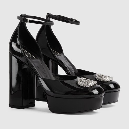 Zapatos gucci mujer tacon hot sale