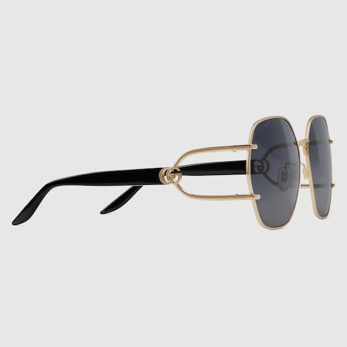 Geometric frame sunglasses
