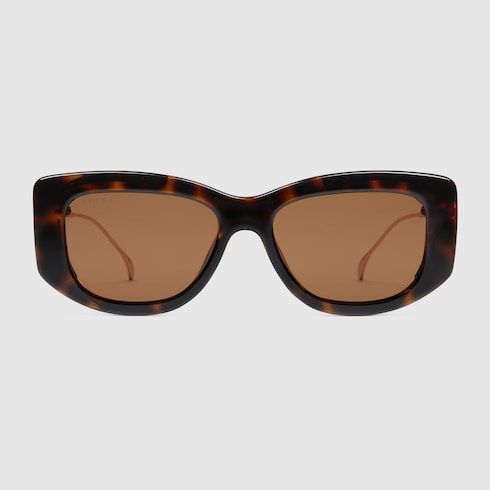 Specialized fit rectangular sunglasses