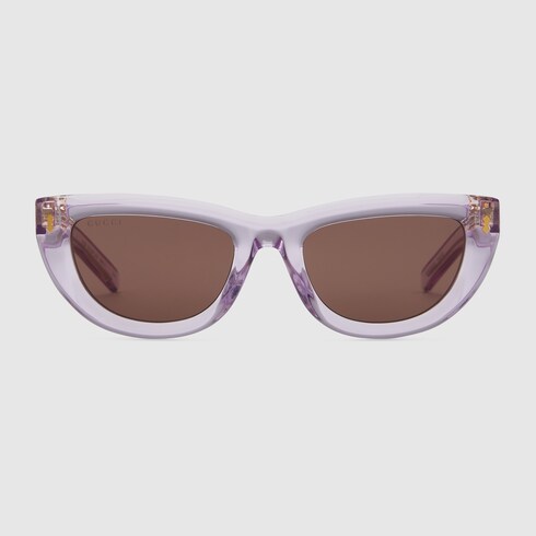 Gucci Brille good silberfarben-lila Casual-Look