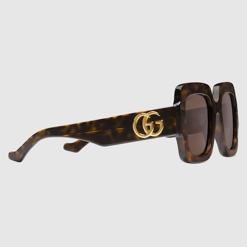 Square-frame Double G sunglasses