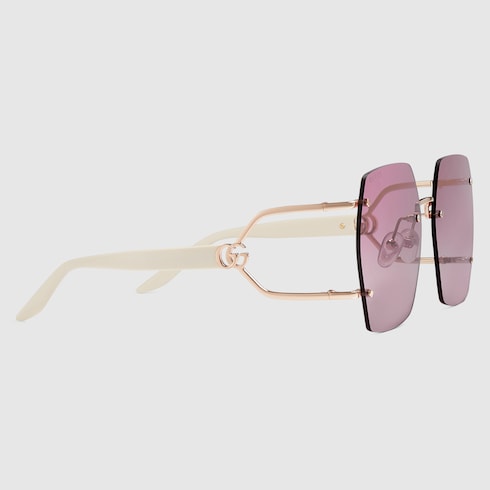 Geometric frame sunglasses