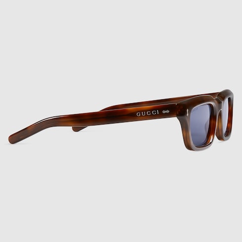 Rectangular frame sunglasses