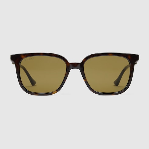 Low nose bridge fit sunglasses in Brown Green Undefined Low nose bridge fit sunglasses in Brown Green Undefined
