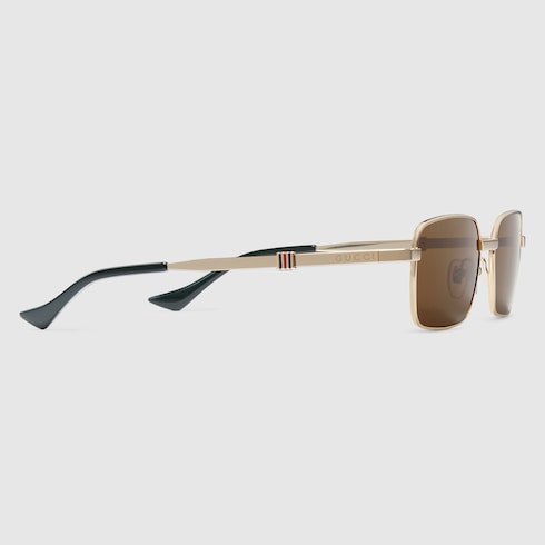 Rectangular-frame sunglasses