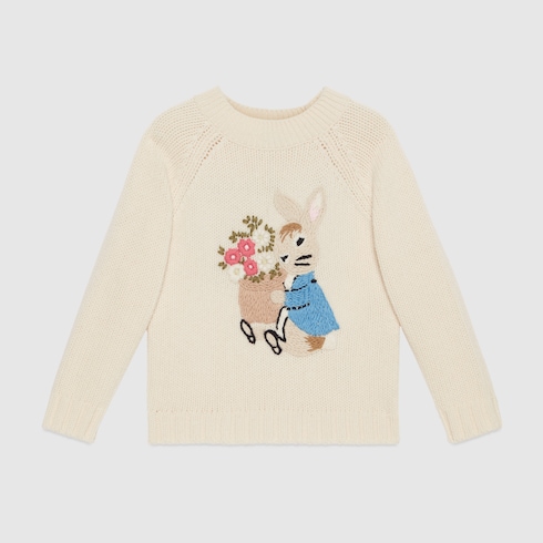 Gucci rabbit cardigan hotsell