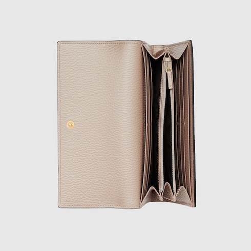 GG Marmont bi-colour continental wallet