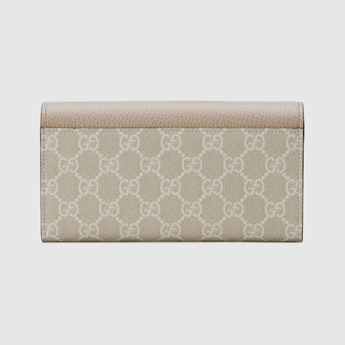 GG Marmont bi-colour continental wallet