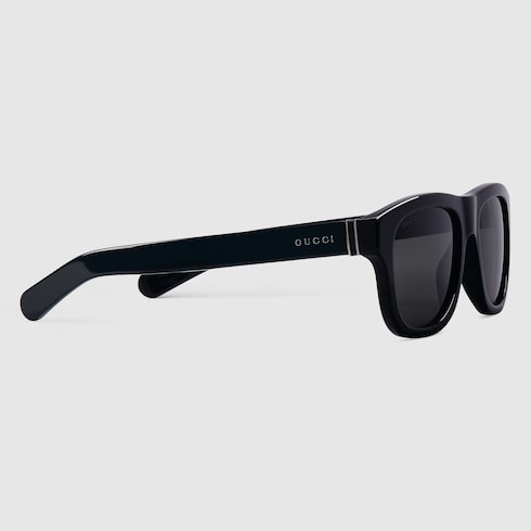 Lentes sol con marco ovalado innegro GUCCI MX