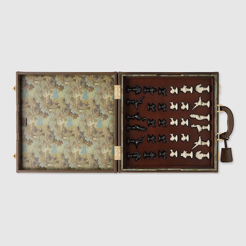 Tablero de ajedrez decorativo de madera