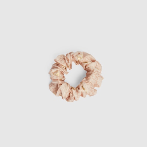 Silk GG scrunchie set Detail 2