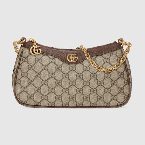 Gucci Ophidia GG Small Shoulder Bag Beige - Fablle