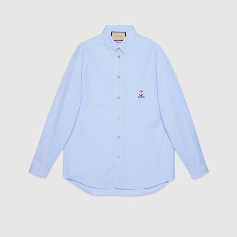 Striped cotton shirt