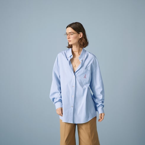 Striped cotton shirt