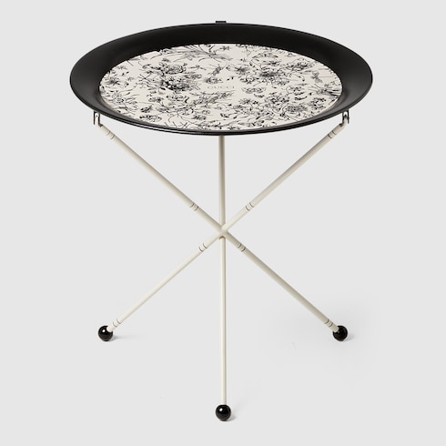 Gucci Flora Sketch print folding table Detail 2