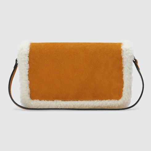 Gucci small suede outlet shoulder bag