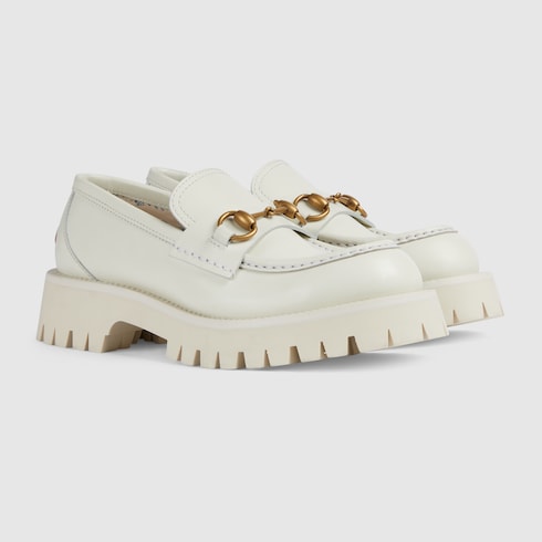 Gucci horsebit loafer lug sole deals