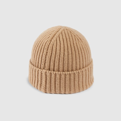 Cappello in lana cashmere con Doppia G