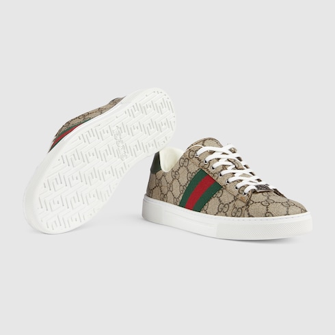 Sneaker Gucci Ace donna con dettaglio Web