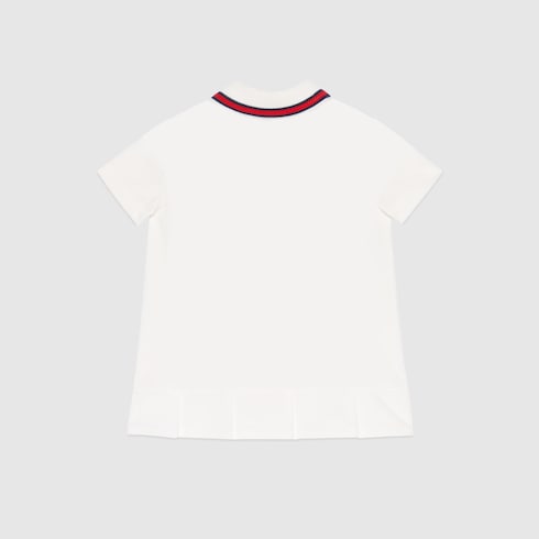 Robe pour bébé en coton avec bande Web