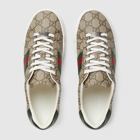 Sneaker Gucci Ace donna con dettaglio Web