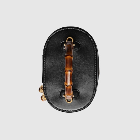 Mini-Kosmetiktasche mit Bambusgriff