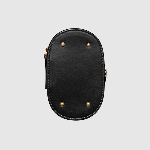 Mini-Kosmetiktasche mit Bambusgriff