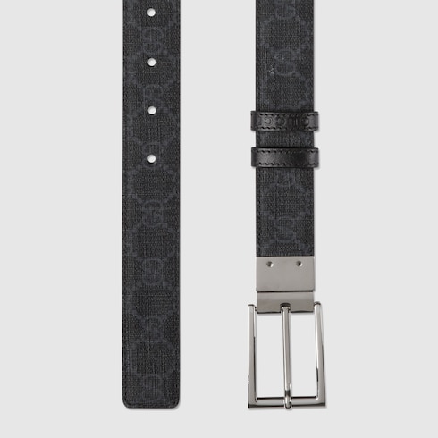 Cinturón reversible con hebilla rectangular