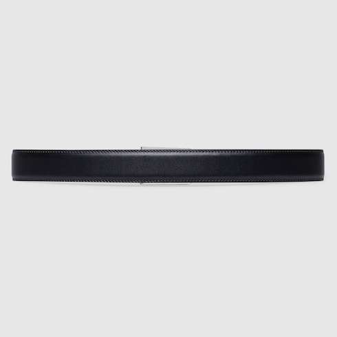 Cinturón reversible con hebilla rectangular