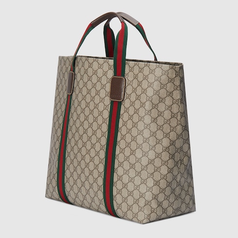 Large tote bag with Web detail