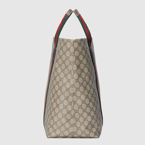 Large tote bag with Web detail