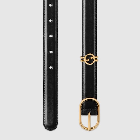 Ceinture avec détail GG rond