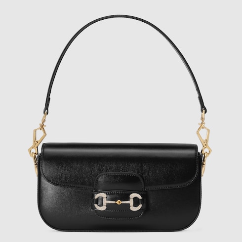 Gucci Horsebit 1955系列水晶小号肩背包