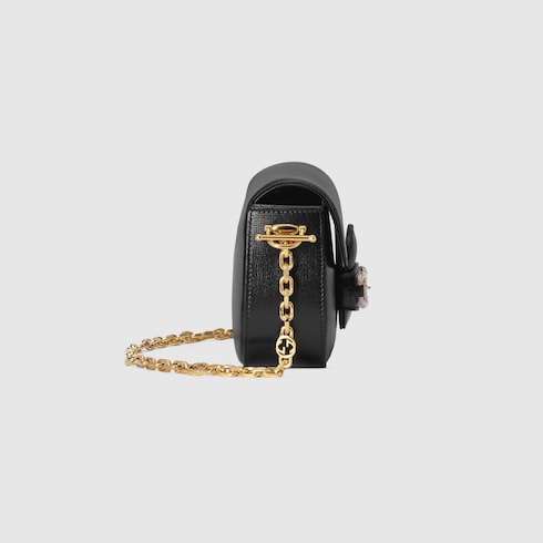 Gucci Horsebit 1955 crystals small shoulder bag