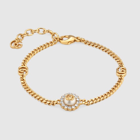 GG Marmont Double G flower bracelet Detail 2