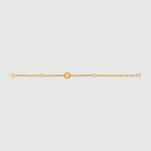 Bracelet GG Marmont avec fleur et Double G