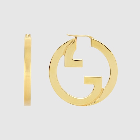 Gucci Blondie hoop earrings