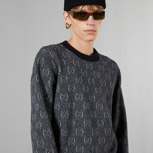 GG wool jacquard sweater 