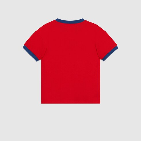 T shirt bambino in cotone Original 1921 in rosso GUCCI Italia