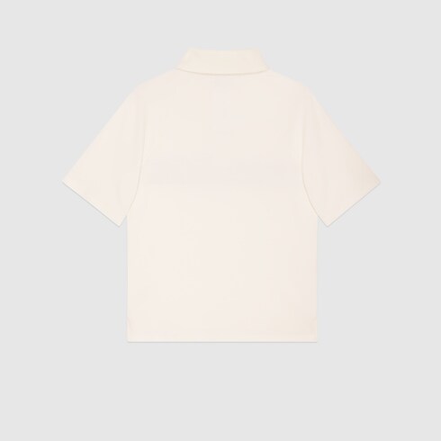 Polo bambino in cotone con Web